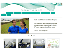 Tablet Screenshot of globaltherapies.com